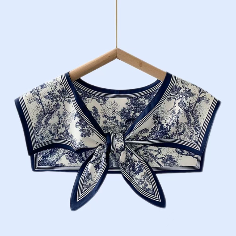 Women's Versatile Silk Scarf S - огляд і ціна Blouse Off Shoulder